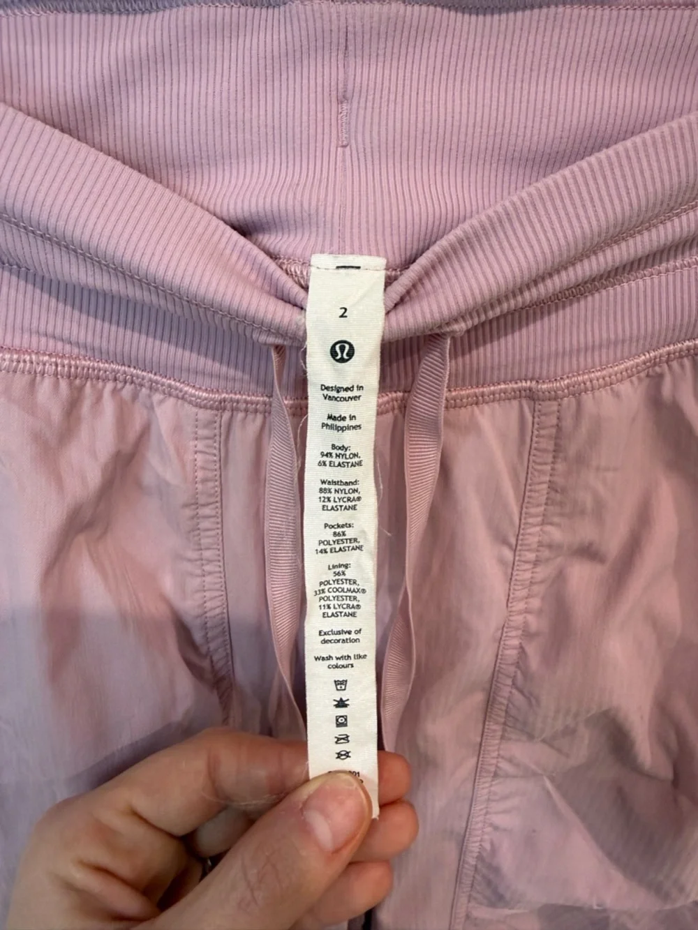 Lululemon Studio Lined Jogger - Pink Peony